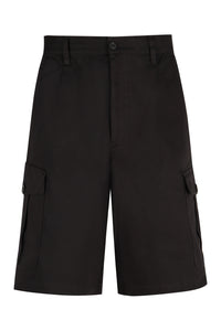 Cotton cargo bermuda shorts